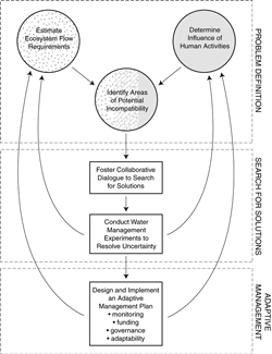 Flowchart of the research and management process of the BWRCSC. Click here to view the full-sized flowchart.